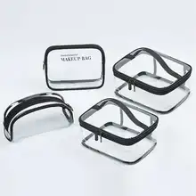 Travel Transparent Cosmetic Storage Bag ins Wind Toiletries Waterproof Small Portable Portable Large-capacity Cosmetic Bag