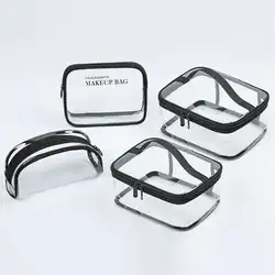Travel Transparent Cosmetic Storage Bag ins Wind Toiletries Waterproof Small Portable Portable Large-capacity Cosmetic Bag
