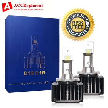 

D1S D1R LED Headlight Bulbs Conversion Kit For BMW X6 2009-2015 High & Low Beam Replacement HID Xenon Plug & Play 6000K White