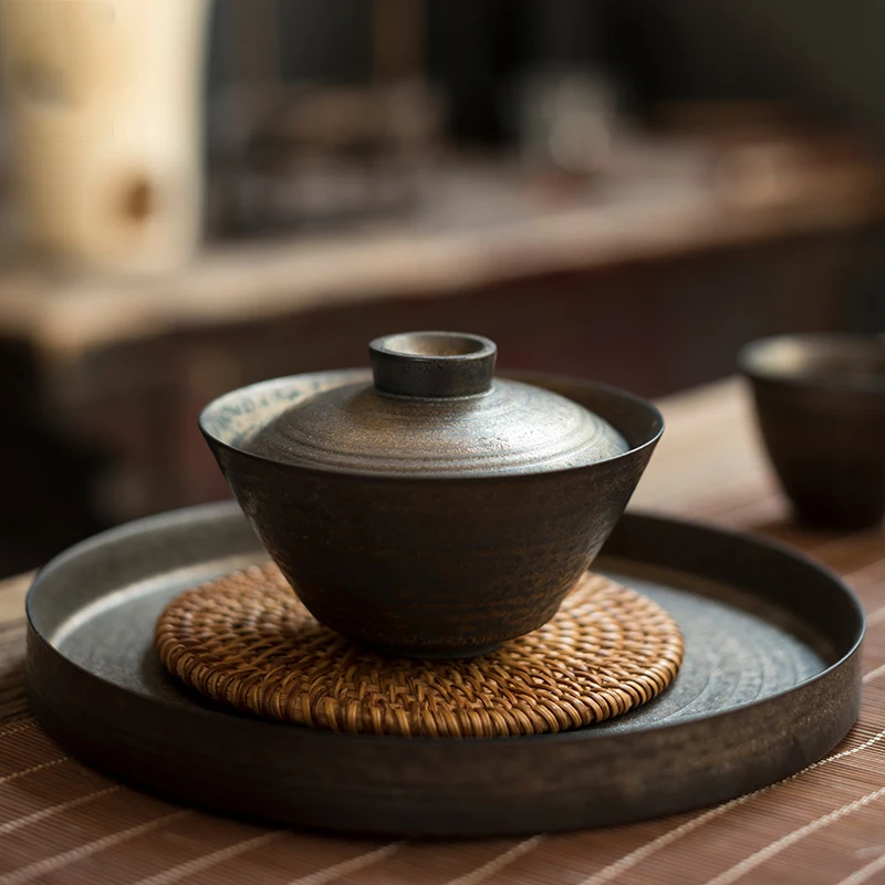 TANGPIN керамический чайник Gaiwan, чайная чашка ручной работы chawan китайский чайный набор кунг-фу посуда для напитков