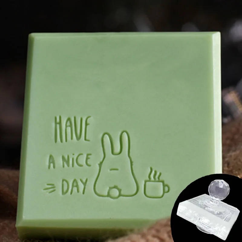 Lovely Handmade Clear Stamps, Grass Plant Seal, Soap Making Mold, Natural Crafts Scrapbooking, Chapter Custom Stationery