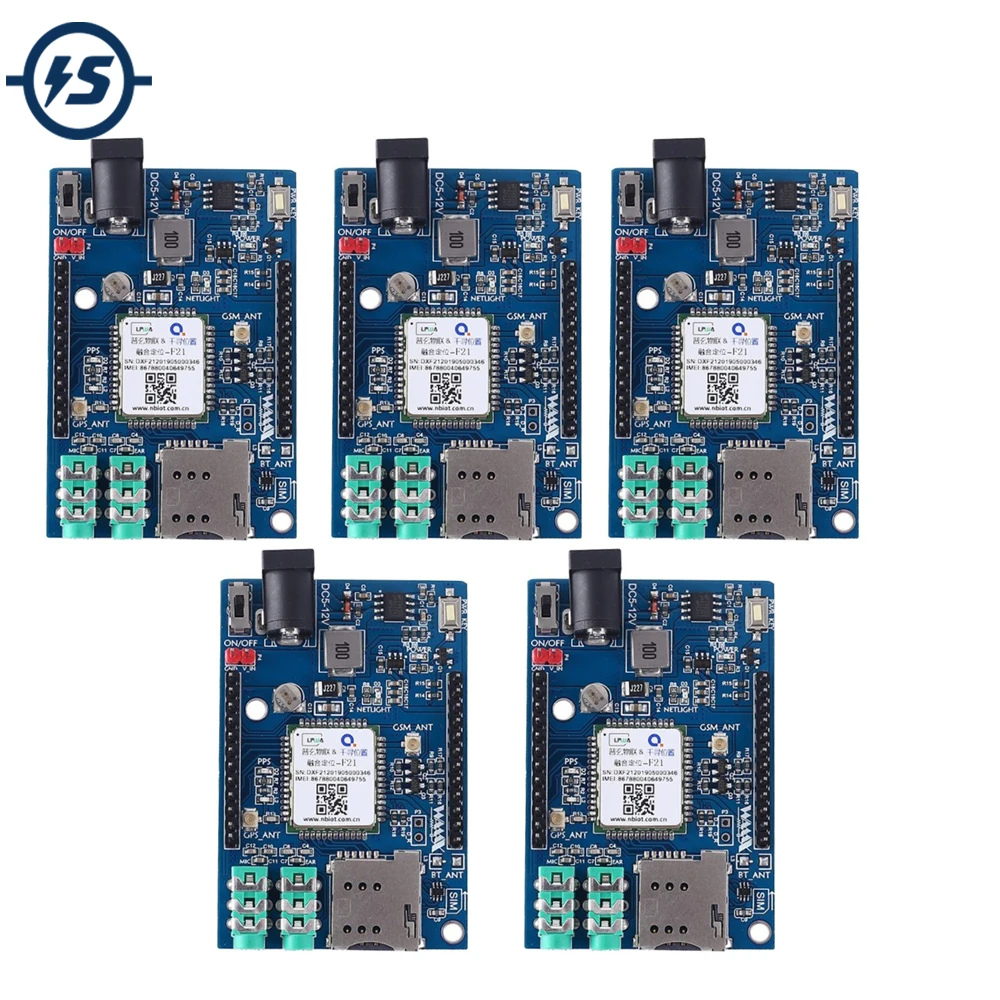 5 шт. GSM GPRS GPS 3 в 1 F21 беспроводной модуль Щит постоянного тока 12 В для Arduino STM32 51MCU