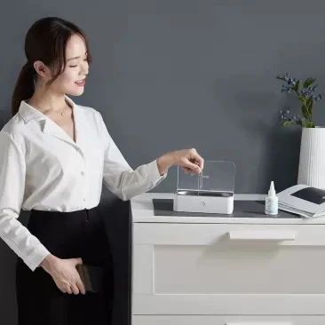  In Stocks New Xiaomi MIjia Youpin EUE Ultrasonic cleaner white 20W high power ultrasonic cavitation
