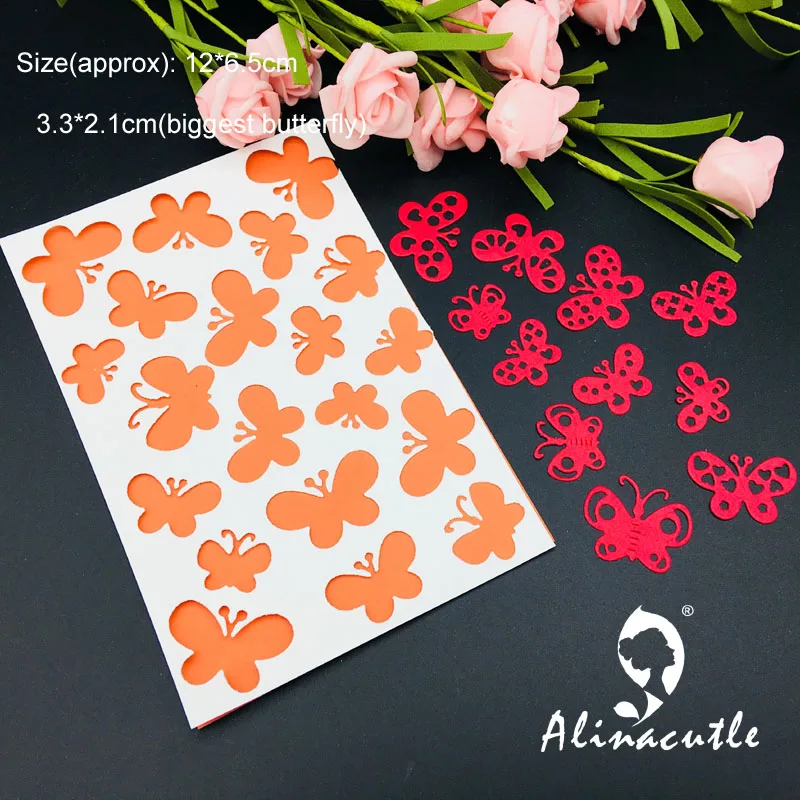 

Die Cut Metal Cutting Die 12pc Butterfly bow spring Scrapbooking Paper craft album Handmade Card Stencil Cutter Punch art cutter