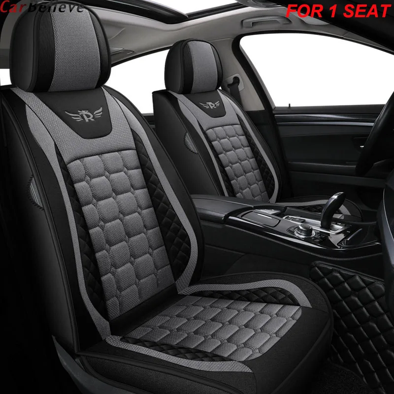 

1 pcs flax car seat cover For hyundai solaris tucson 2017 creta getz i30 i20 accent ix35 accessories covers for vehicle seat