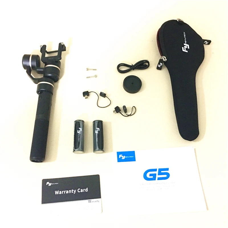 (С двумя батареями) FeiyuTech G5 (Feiyu FY G5) 3 осевой портативный монопод с шарнирным замком