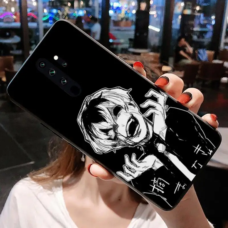 cases for xiaomi blue Tokyo Ghoul Trendy Anime Kaneki Ken Phone Case for Redmi 9A 8A 7 6 6A Note 9 8 8T Pro Max Redmi 9 K20 K30 Pro phone cases for xiaomi Cases For Xiaomi