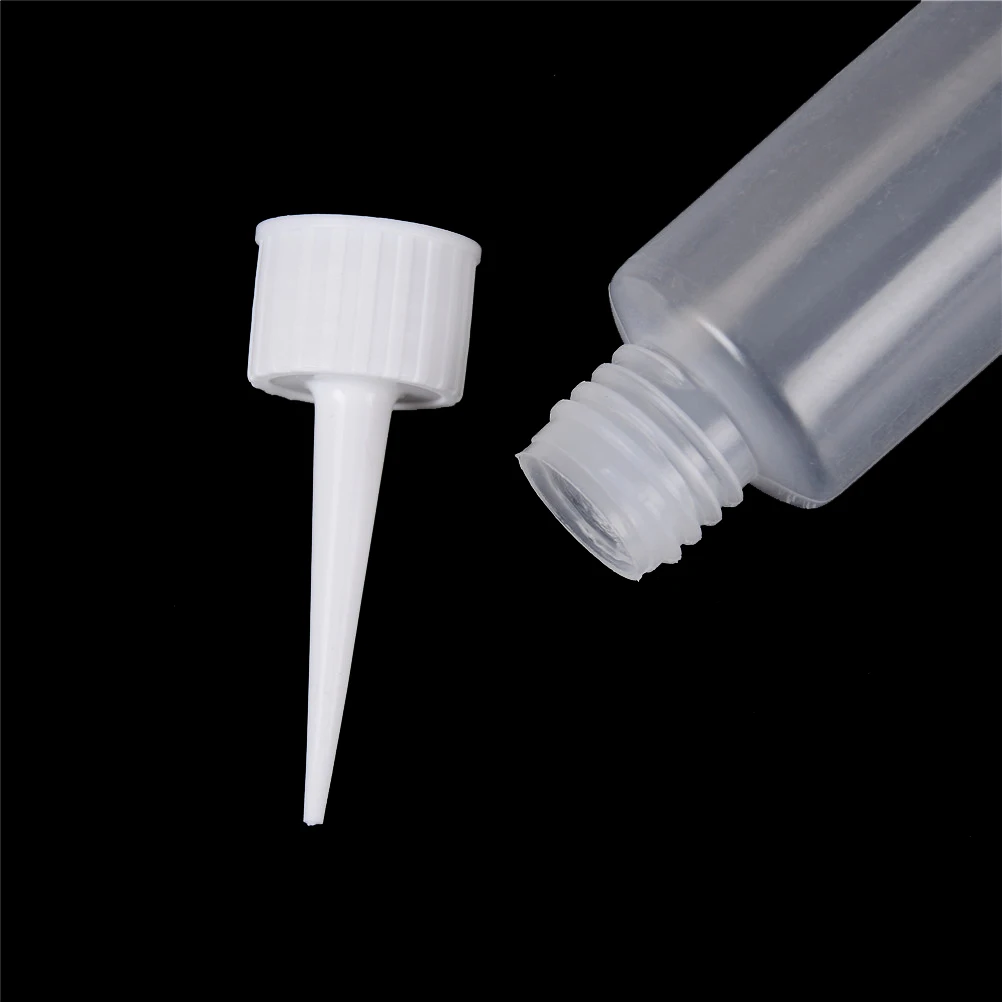 PE Squeezable Liquid Bottle Plastic Drop Bottles Needle Bottle Dropper Eye Liquid Container Empty Dropper 2Pcs 50ml