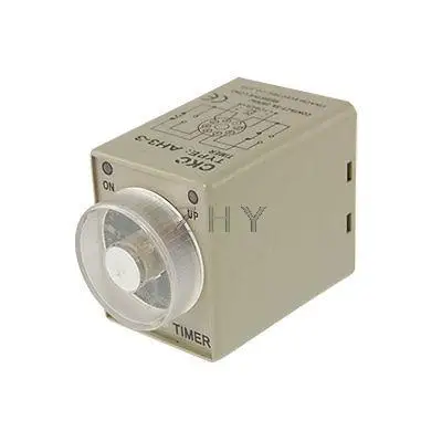 

AC 110V 0-10 Second 10s Power On Delay Timer Time Relay AH3-3 8 Pins