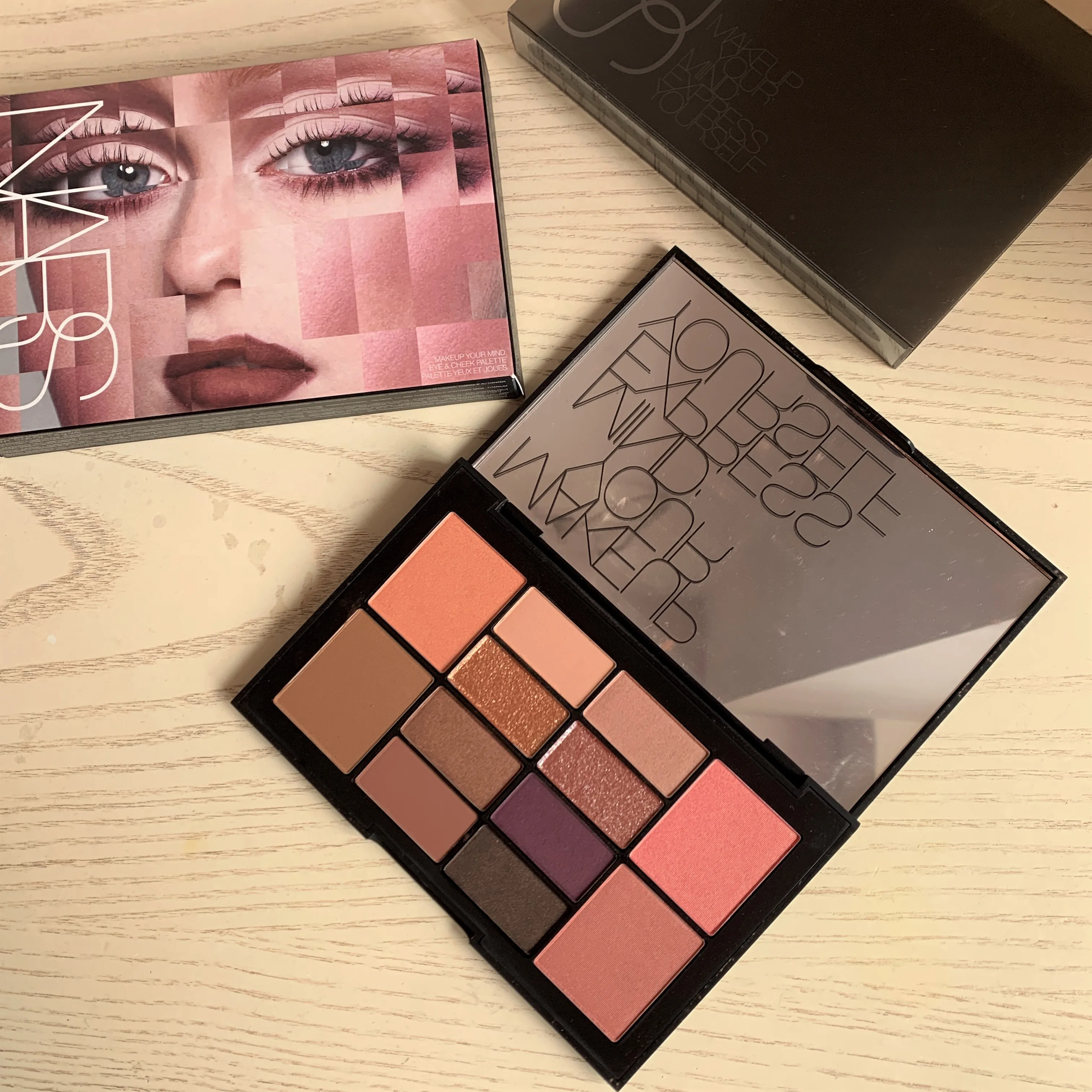 Nars макияж ваш разум Ishidan осенние ограниченные тени для век Румяна макияжная