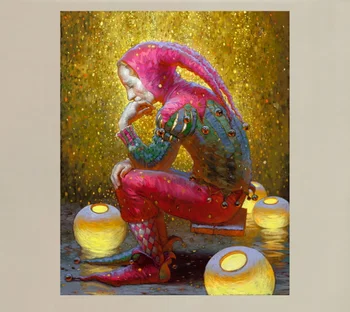 

Hand-painted Impressionist Portrait Oil Painting Thinking People Oil Painting for Living Room Special Portrait Oil Painting