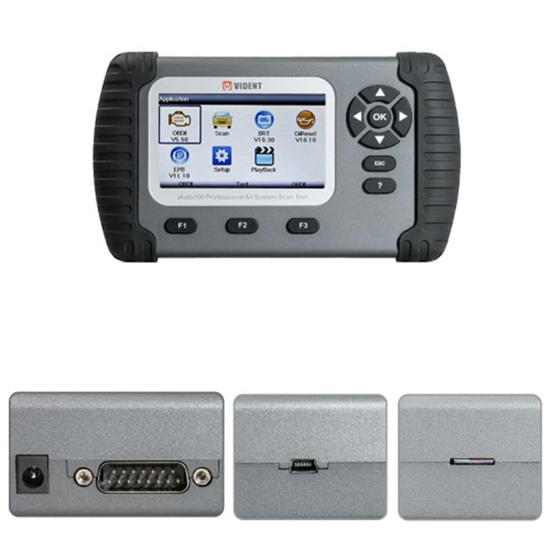 Vident iAuto700 OBDII профессиональный иммобилайзер все системы диагностический инструмент для сброса масла службы EPB сброс Конфигурации батареи