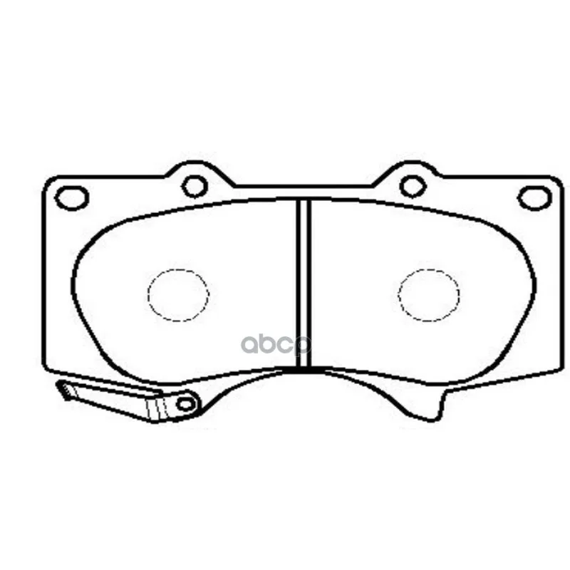 Ckt-36_колодки Дисковые Передние! Toyota Land Cruiser J12 4.0i/3.0d 03 Ctr Ckt36 Ctr арт. CKT36