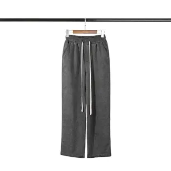 

2020 Harajuku Jogger Sweatpants Men Hip Hop Track Pants Streetwear Fashion Casual Stright Pants Long Drawstring Trousers Autumn