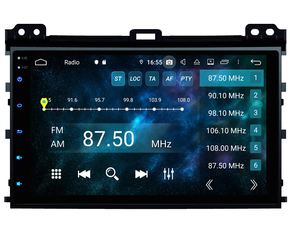 Best Klyde 9" IPS 4G WIFI Android 9 Octa Core 4GB RAM 64GB ROM DSP Car DVD Multimedia Player Radio For Toyota Prado LC120 2004-2010 5