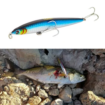 

noeby pencil sinking 125mm 21.5g lure stickbait seabass saltwater hard bait lures NBL9126 fake bait for fishing accessories