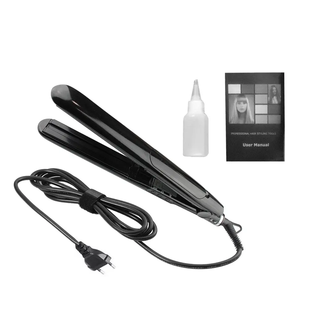 

Ceramic Board Curls Hair Straightener Spray Splint Straight Hair Tool For Salon DIY Hairstyle Floating Plates Hot Splint