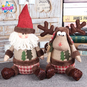 

tree ornaments doll scene layout bubble snowman doll standing fabric doll gift Christmas decoration