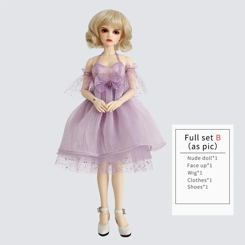 BJD кукла Вейгерт 1/4 модные игрушки для девочек игрушка девочка мини детские шарнирные куклы - Цвет: Fullset as in Pic