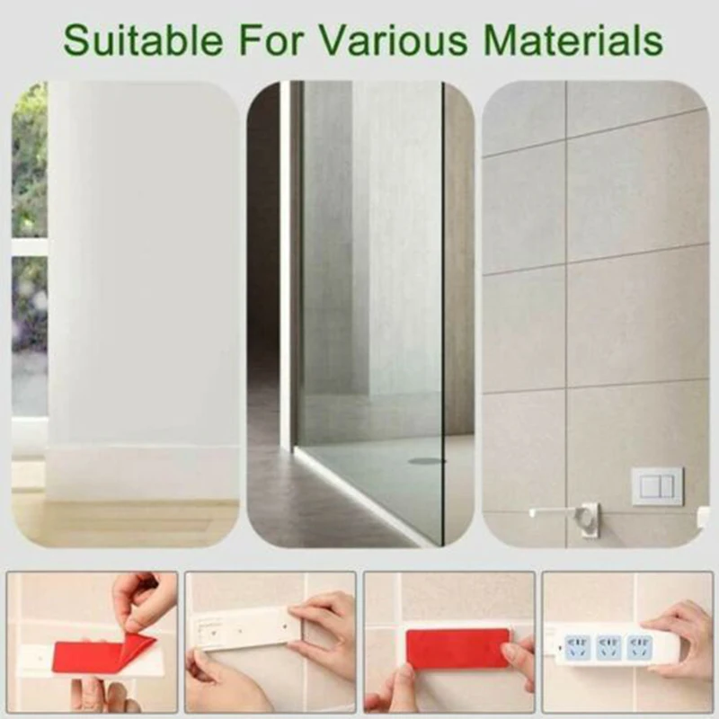 

HOT Magic Plug Holder Seamless Punch-free Plug Sticker Wall Fixer Power Strip Holder for Sockets NDS66
