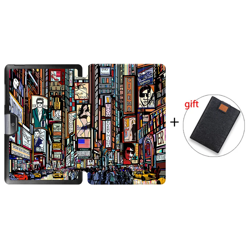 AC08 Чехол для планшета MTT для acer Iconia Tab 10 A3-A40 One B3-A30 10,1 дюймов, Ультратонкий чехол-книжка из искусственной кожи, защитный чехол-подставка - Цвет: AC08