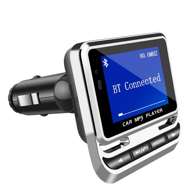 

Bluetooth FM Transmitter Wireless Car MP3 Player Handsfree Radio Adapter LCD Screen Car Kit USB Charger Support A1