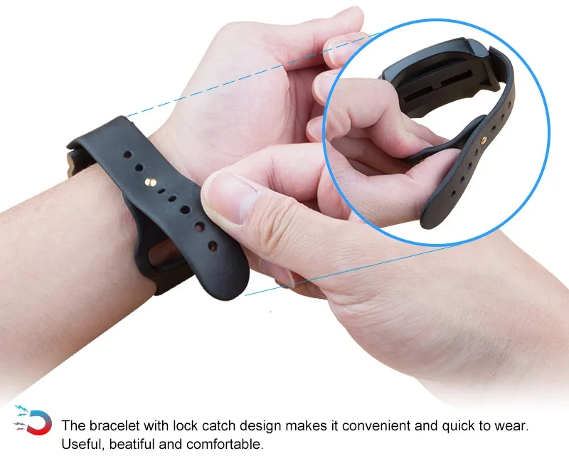 JAKEMY JM-X4 Convenient Professional Magnetizer Strong Magnetic Tool with Watchband for Small Parts Screws Store Collect