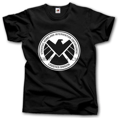 Агенты S.H.I.E.L.D. Рубашка S - XXXL с логотипом из сериала Супергерои COULSON | Мужская