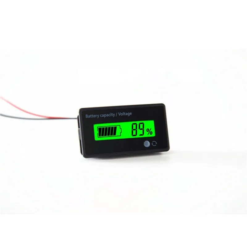12 V-84 V свинцово-кислотные Батарея Ёмкость индикатор Напряжение вольтметр ЖК-дисплей монитор