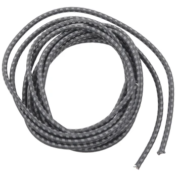 

2 pairs of stretch elastic reflective laces without locking system for Running Hiking 110cm Dark gray
