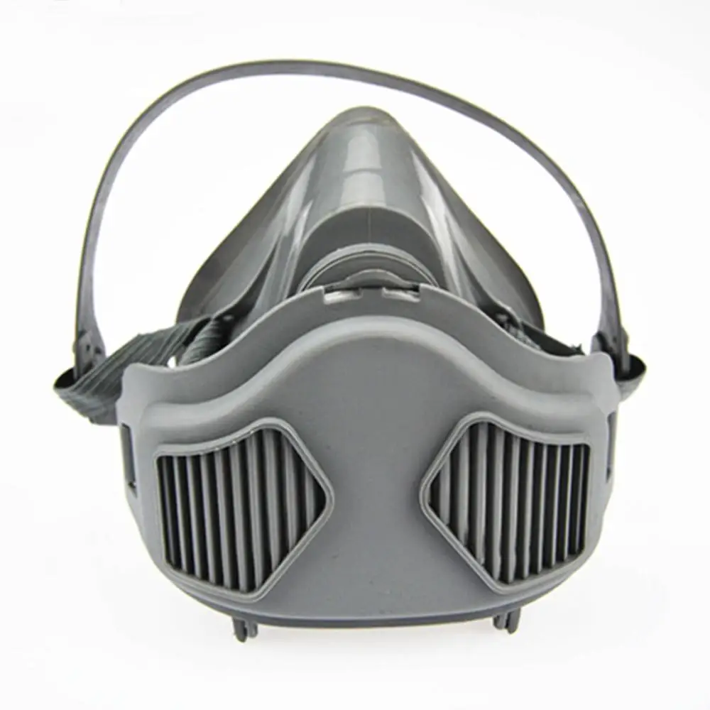 

1Pcs Face Mask Dust Mask Reusable Respirator Mask Half-Face KN95 Safety Dust Mask Replaceable Cotton Filter Anti Dust Windproof