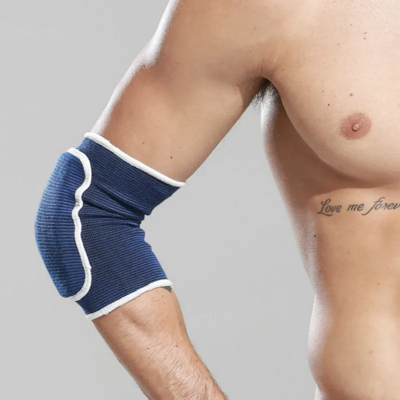 1 Pair Volleyball Elbow Support Pads Sports Fitness Basketball Elbow Brace Guard Men Women Breathable Arm Protector Wrap 4