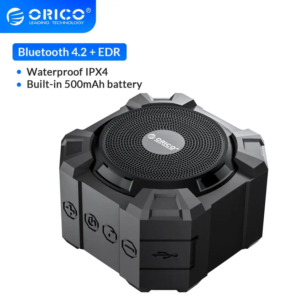 Уличный Портативный беспроводной Bluetooth динамик ORICO водонепроницаемый Мощный