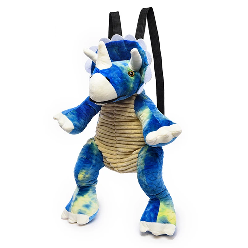 Мягкие крутые плюшевые рюкзаки тираннозавр сумки Трицератопс модные ...