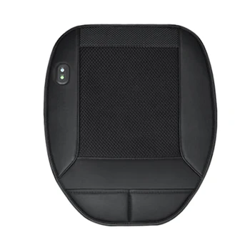 

Summer Car 3D Cooling Fan Cooling Pad With 4Built-In Fan Blower Cooling 3 Speed Ventilation Seat Air Cooling Seat Cushion Black