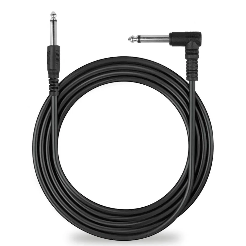 Guitar Cable 10ft Patch Cord 3m Guitar Amplifier Cord Right Angle