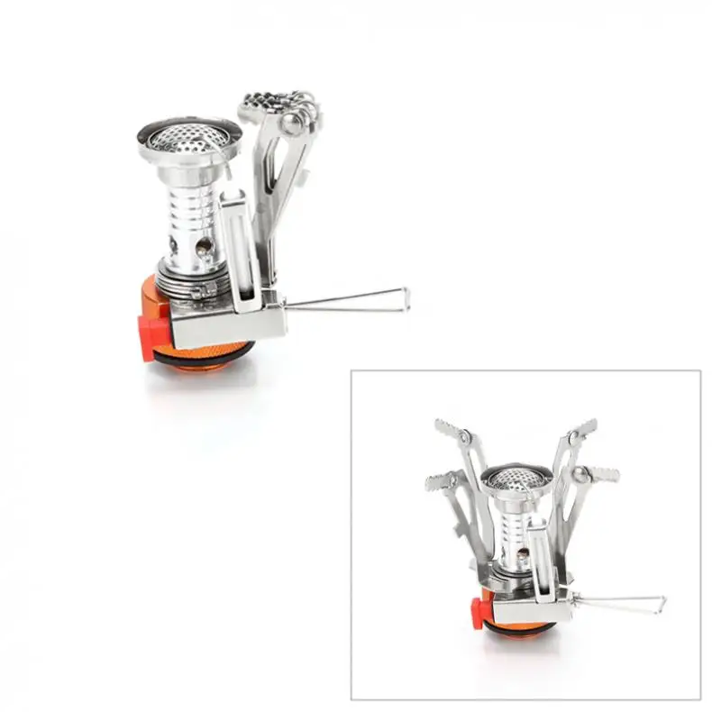 Mini Camping Stoves Folding Outdoor Gas Stove Portable Furnace Cooking Picnic Split Stoves Cooker Burner