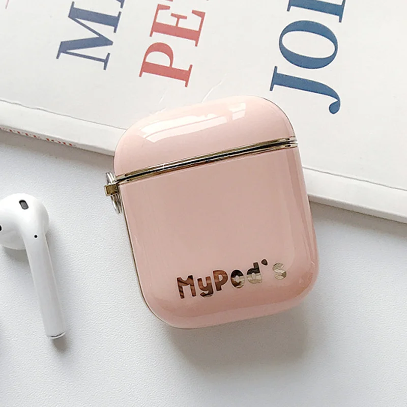 Style 4 Роскошный Жесткий чехол из поликарбоната с узором для Apple Airpods 1 2 чехол защитный чехол Bluetooth беспроводной чехол для наушников чехол для зарядки сумки Funda - Цвет: Style 4