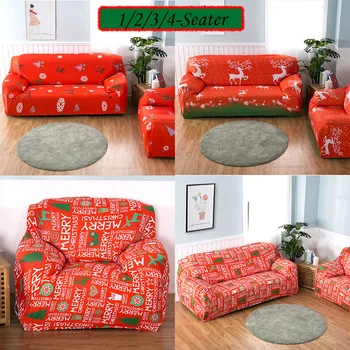 

2019 Sofa Cover Stretch Slipcovers All-inclusive Slip-resistant Sectional Elastic Full Couch Cover Christmas decoration For Home
