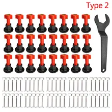Система выравнивания плитки комплект с Т-образной плиткой керамический выравниватель специальный гаечный ключ многоразовый разделитель Тип 2 DIY ручной инструмент для деревообработки