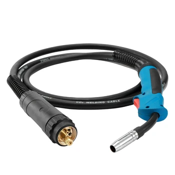 

New Welding Torch 15AK Torch Body 180A Torch With 3000mm Cable Air-cooled European Style Welding DIY Machine