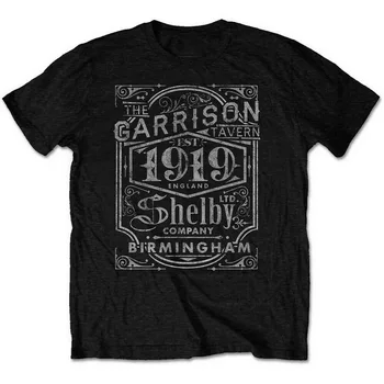 

PEAKY BLINDERS Garrison Pub Mens T-Shirt Unisex Tee Official Licensed Merch TEE Shirt Digital Printed