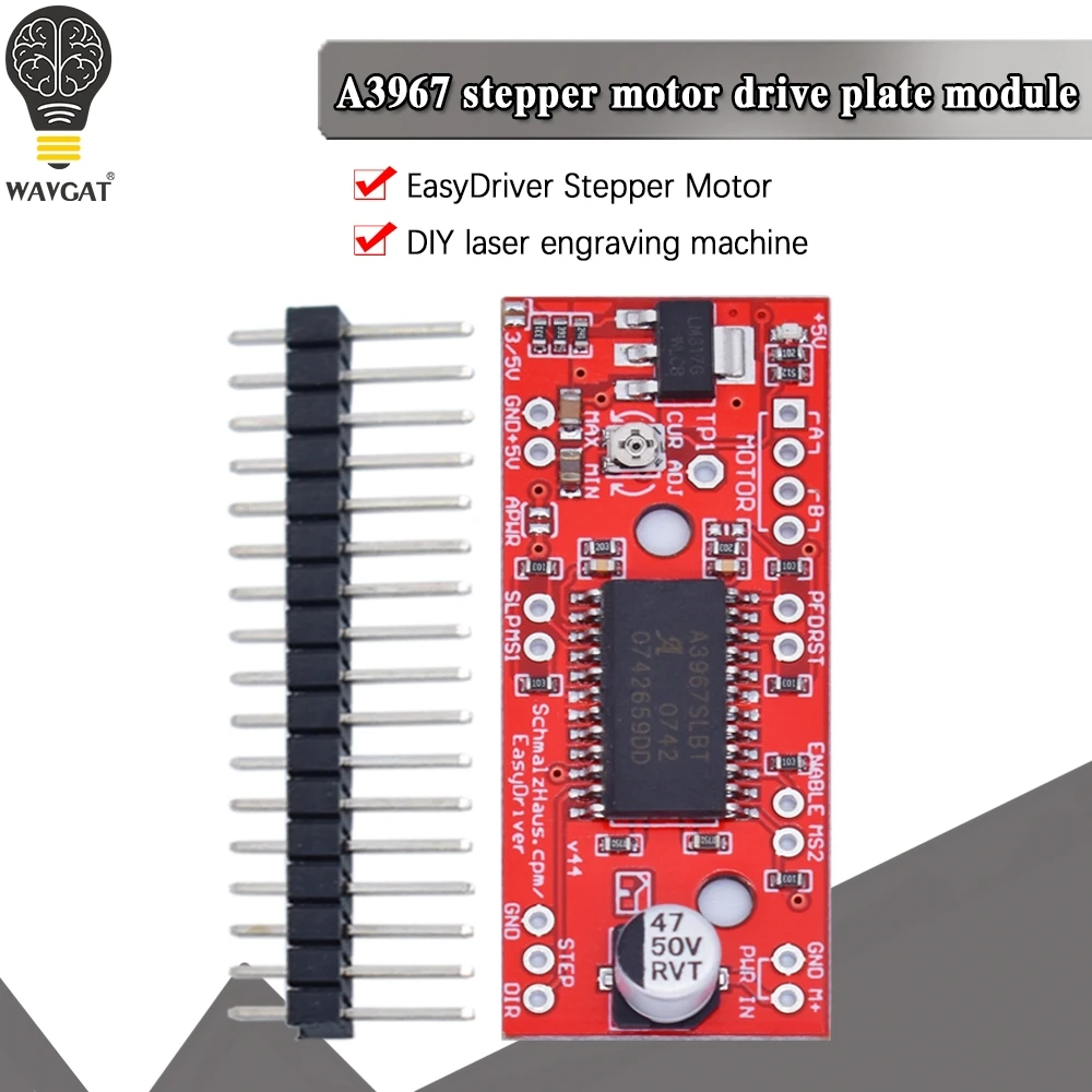 Плата драйвера шагового двигателя A3967 легкий щит модуль для Arduino деталь