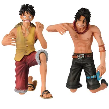 

2pcs/lot One Piece DRAMATIC SHOWCASE Luffy Ace 5th Season vol.1 PVC Action Figure Collectible Model Toy