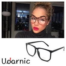 Унисекс большая квадратная оптическая рамка Nerd глаз очки ретро Ботаник Geek Хиппи очки зеркало/прозрачный/темные линзы многоцветная рамка 030-018