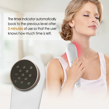 

Pain Relief Low Level Cold Laser Therapy Device LLLT Red Light Portable Handheld Unit 650nm+808nm for Joint Muscle Pain Reliever