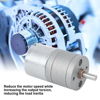 

6V12V Mini DC Motor Gearbox Motor Brush High Torsion Low Noise 4mm Shaft for Robots Electric Curtains