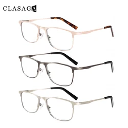 Clasaga 3 Pack High Quality Comfortable Metal Hinge Presbyopic Glasses For Men and Women HD Reader Diopter +1.0+2.0+3.0+4.0+5.0