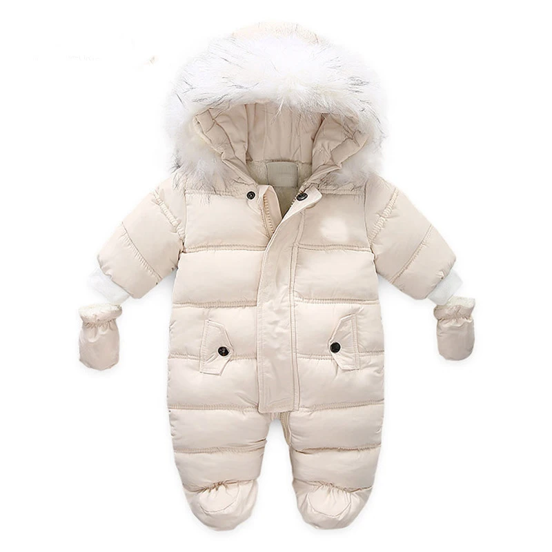 2024 New Born Baby Winter Clothes Baby Jumpsuit  Hood Inside Fleece  Baby Girl Clothes Baby Boy Clothes Baby Clothes Baby Romper 5
