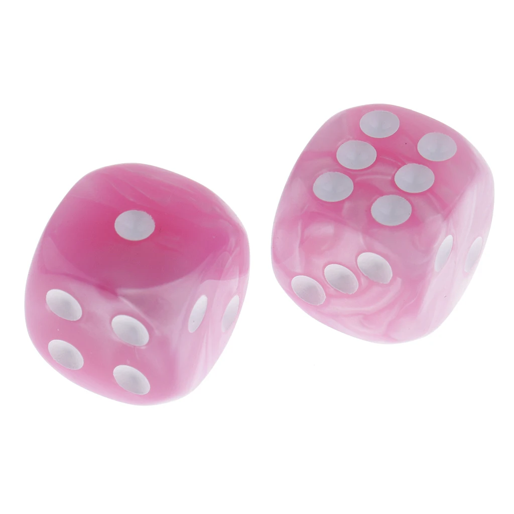 50 Pieces 6 Sided Spot Dices Digital D6 Dices for Party Bar Card Game Props D&D MTG RPG Gaming